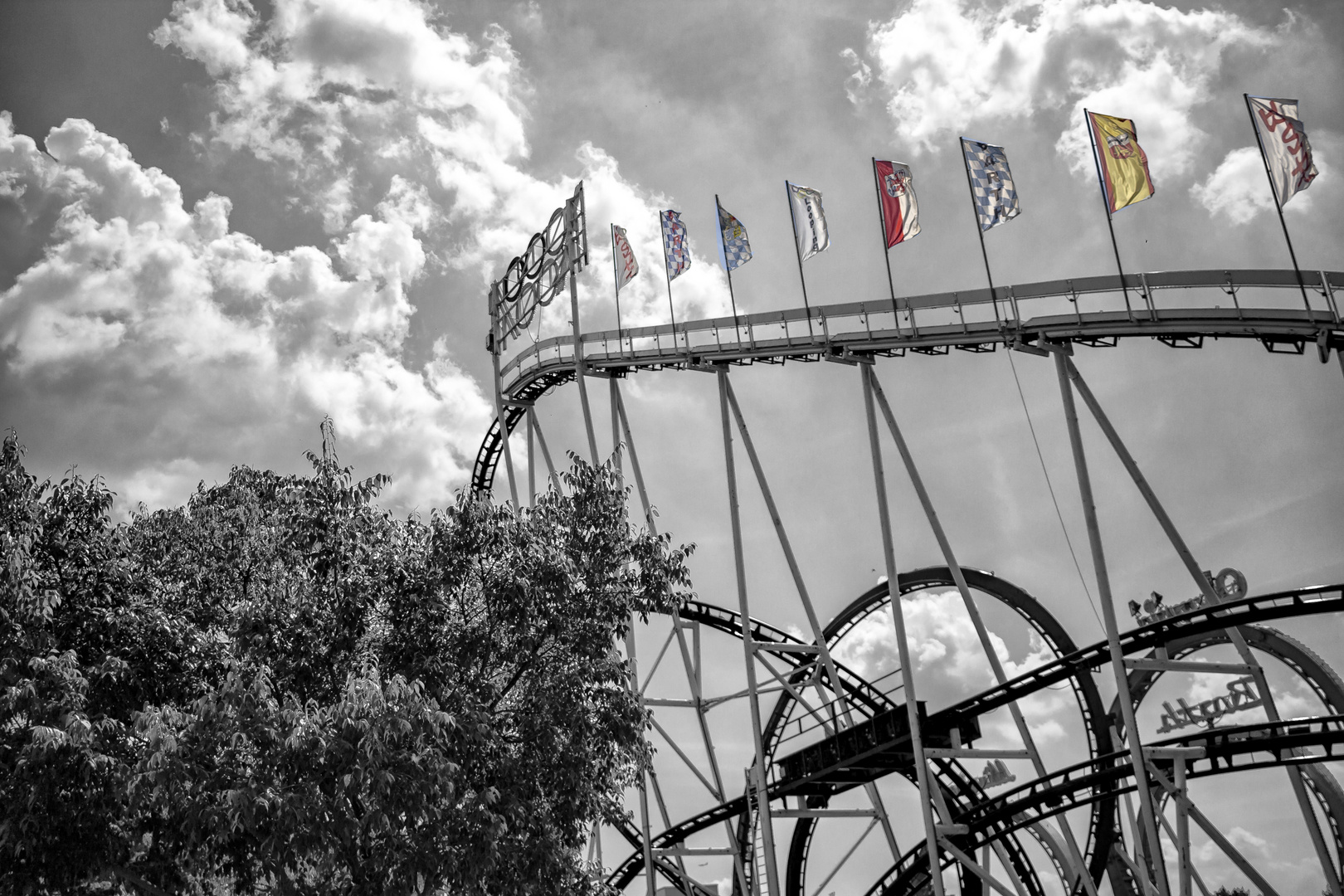 La montaña rusa del Prater