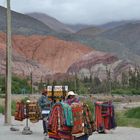 La montagna colorata del Salta in Argentina