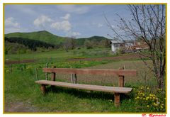 La montagna e la panchina