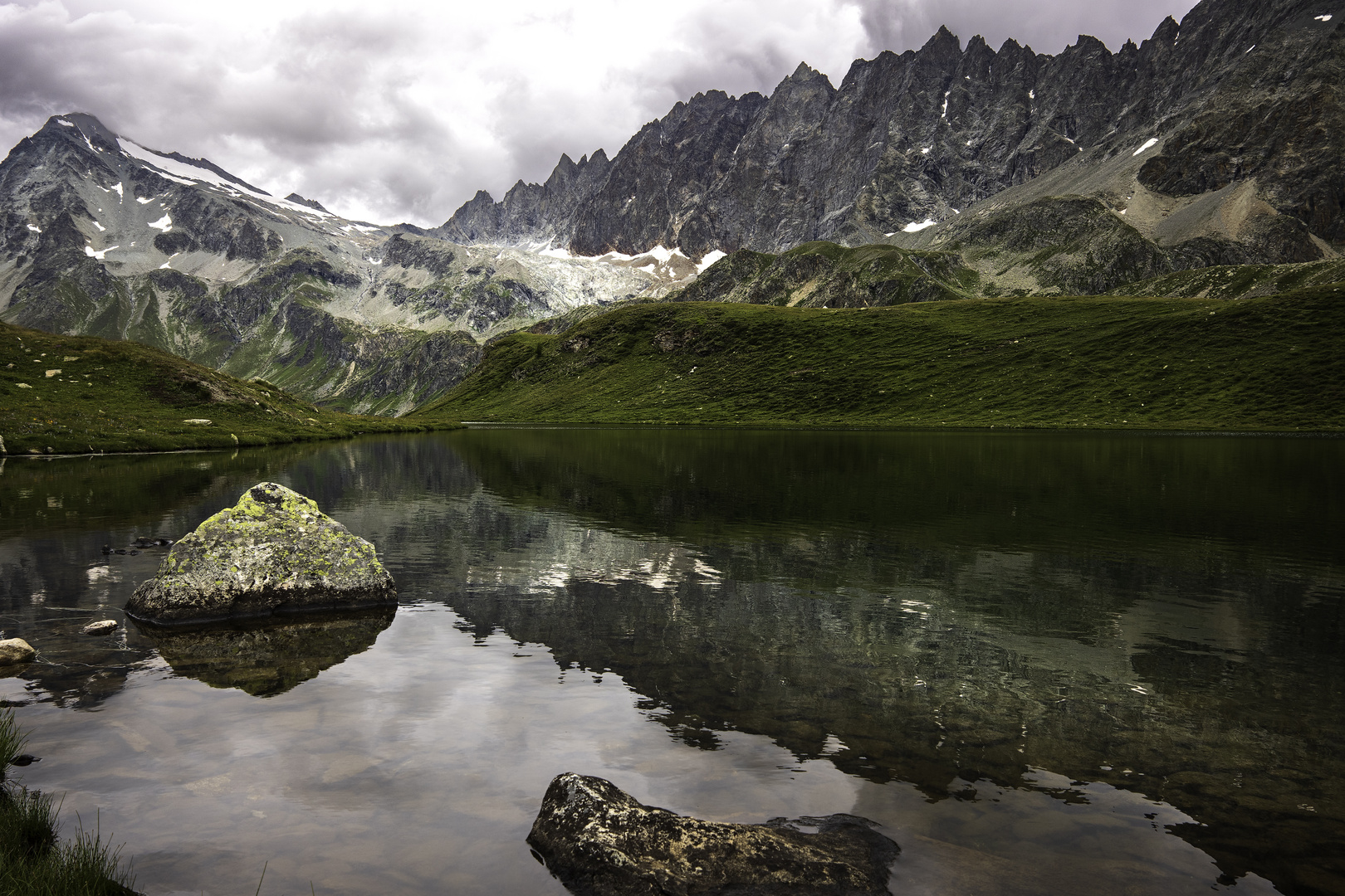 La montagna imbronciata