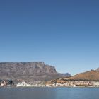 La Montagne de la Table et Le Cap vus de Robben Island