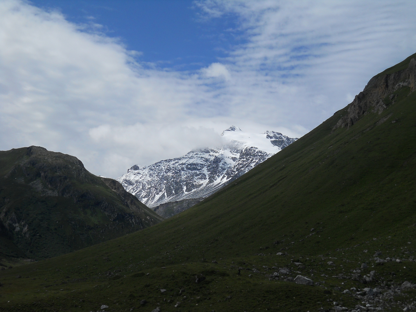 la montagne enneigé en juillet !!