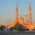 La mosquée de Jumeira au soleil couchant