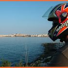 la moto e il mare