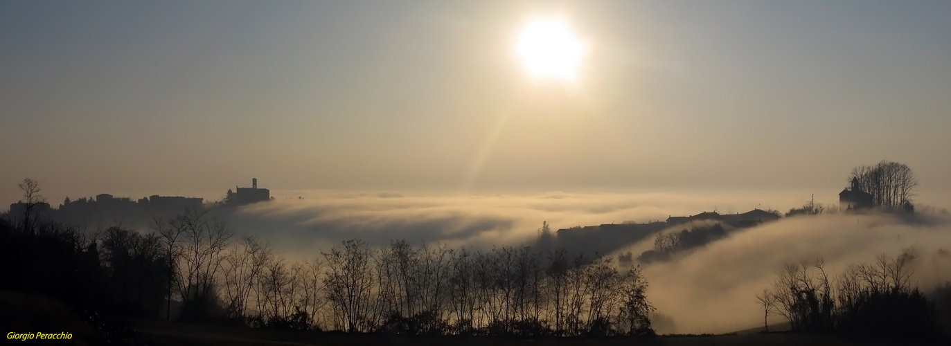 La nebbia agli.......