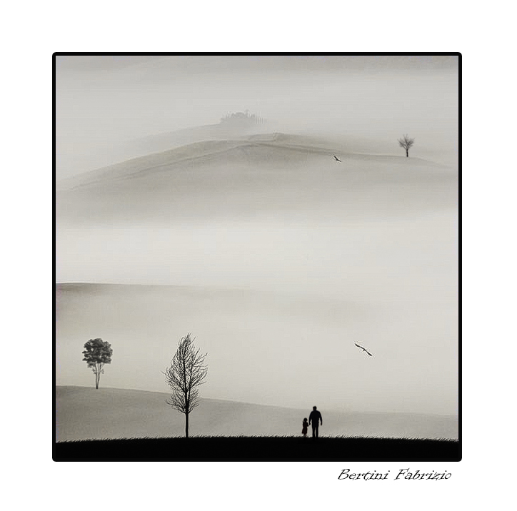 la nebbia agli irti colli Foto