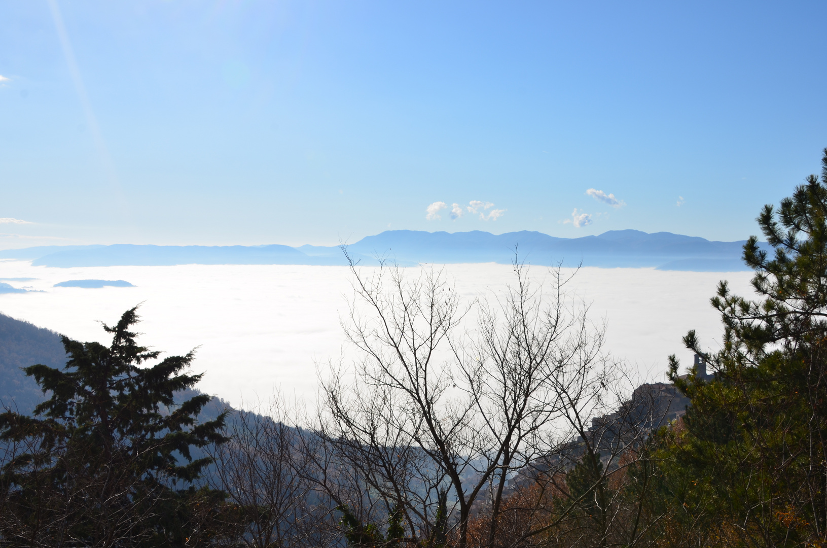 La nebbia in fondovalle