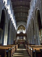 La nef de l’Eglise Sainte-Marie de Saffron Walden