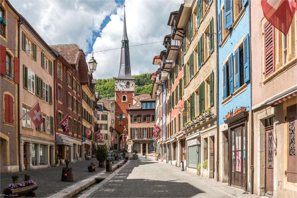 La Neuveville Neuenstadt Altstadt Foto & Bild architektur, europe