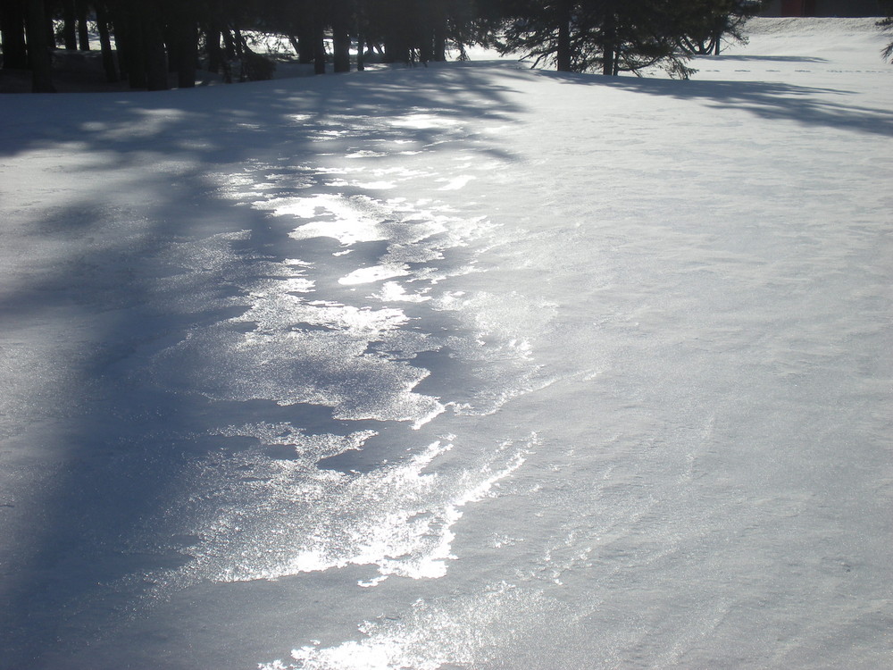 La neve si stà sciogliendo..