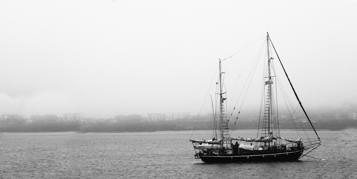 La niebla y el río.