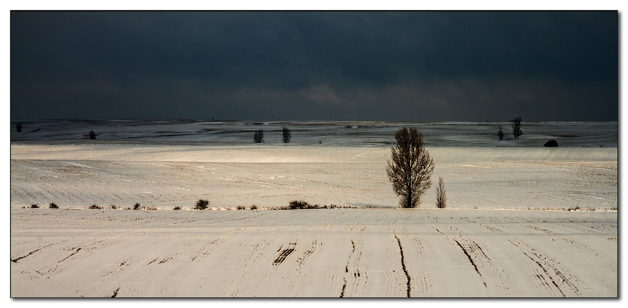 La nieve cubre Tierra de Campos