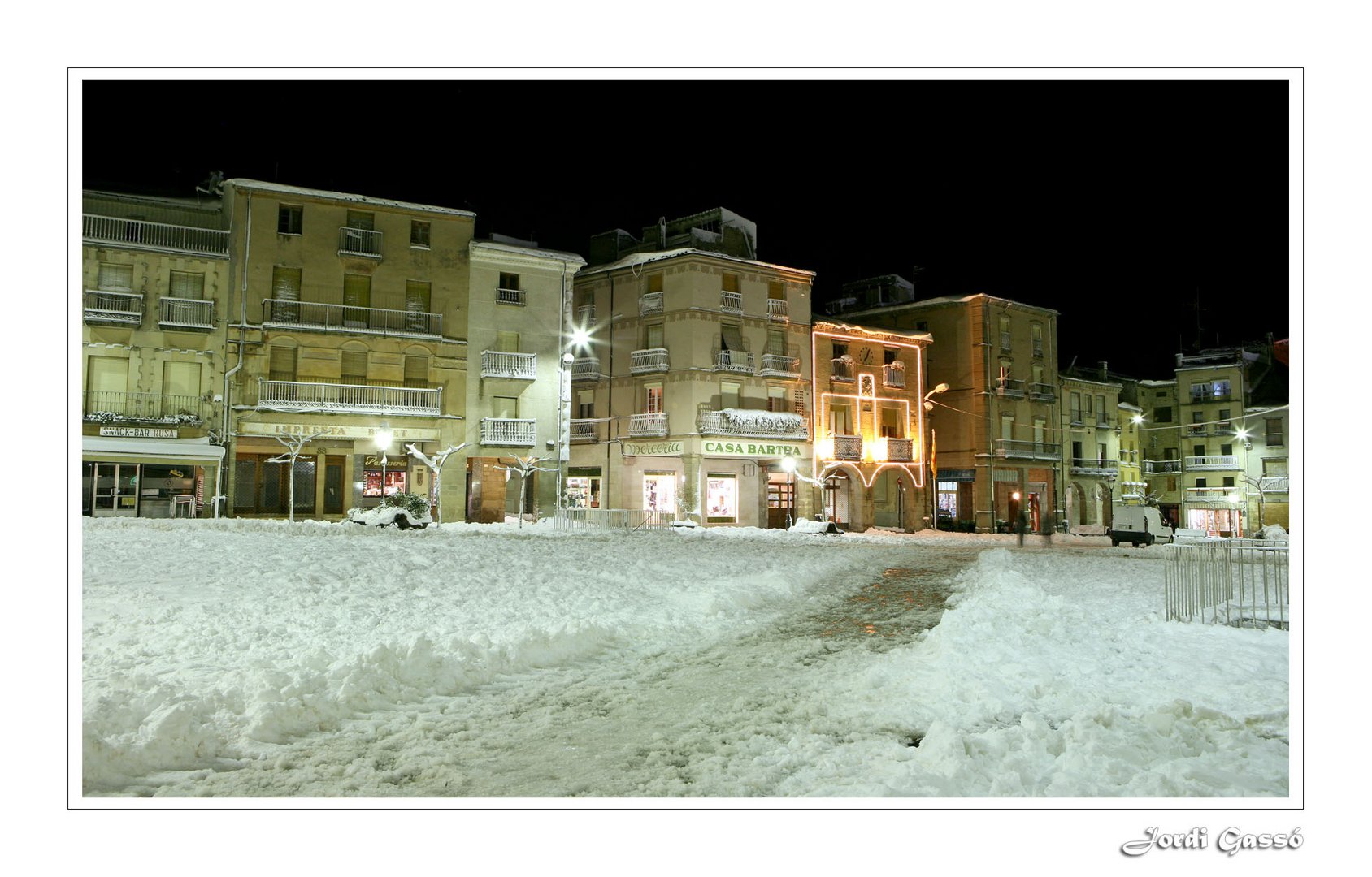 La nieve se hace protagonista