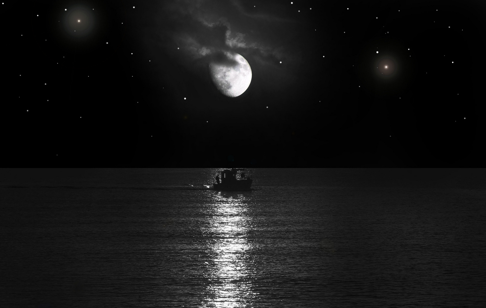 La notte sul mare