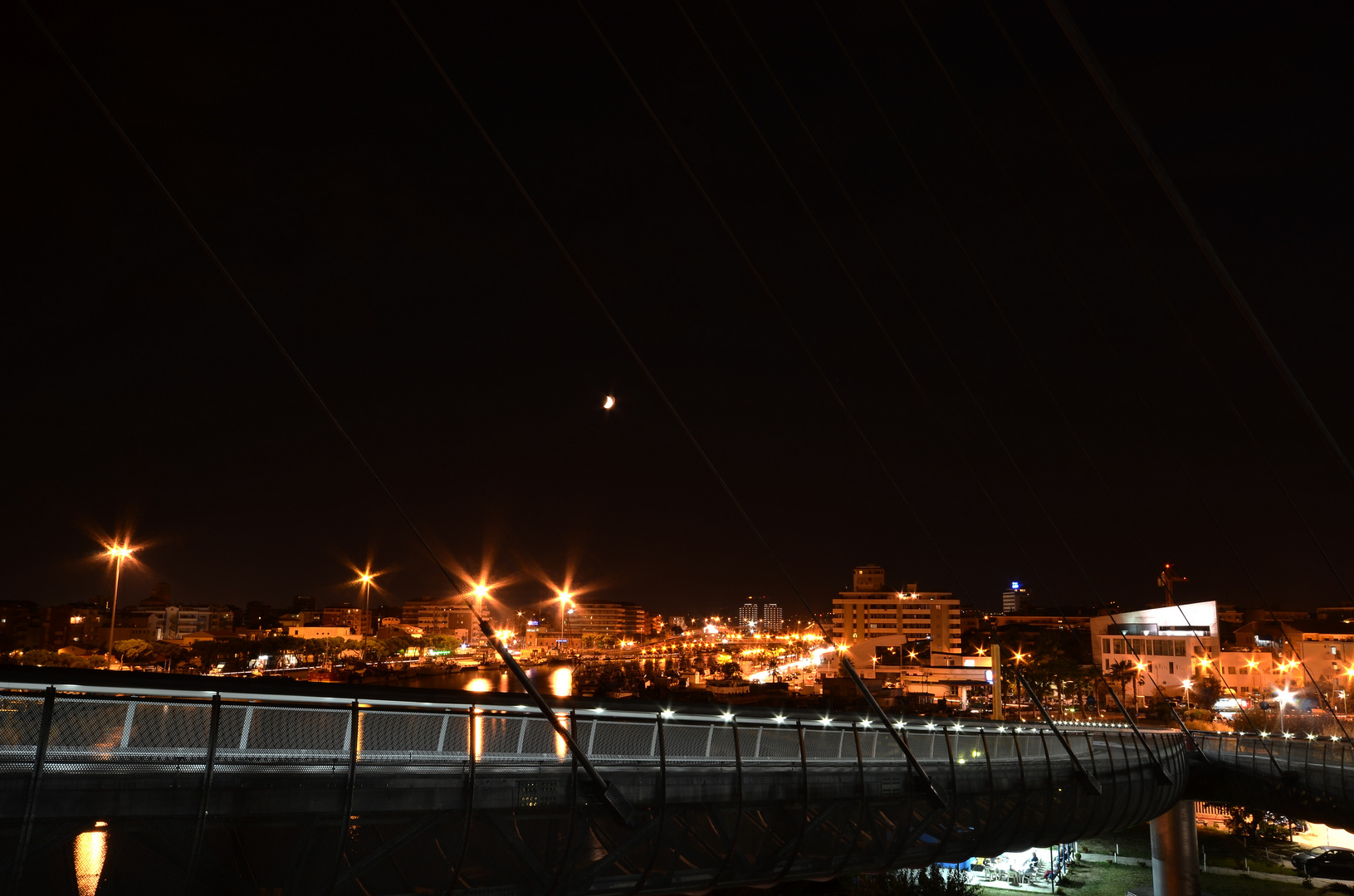 la notte sulla città