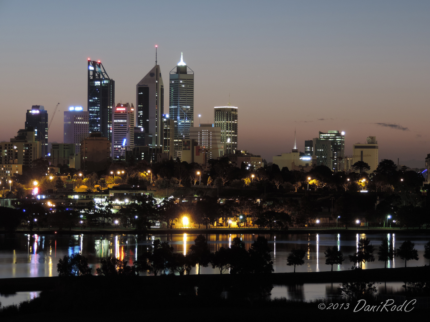 La nueva vista desde mi balcon, Perth, Australia.