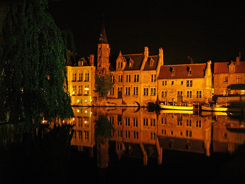 la nuit à Bruges