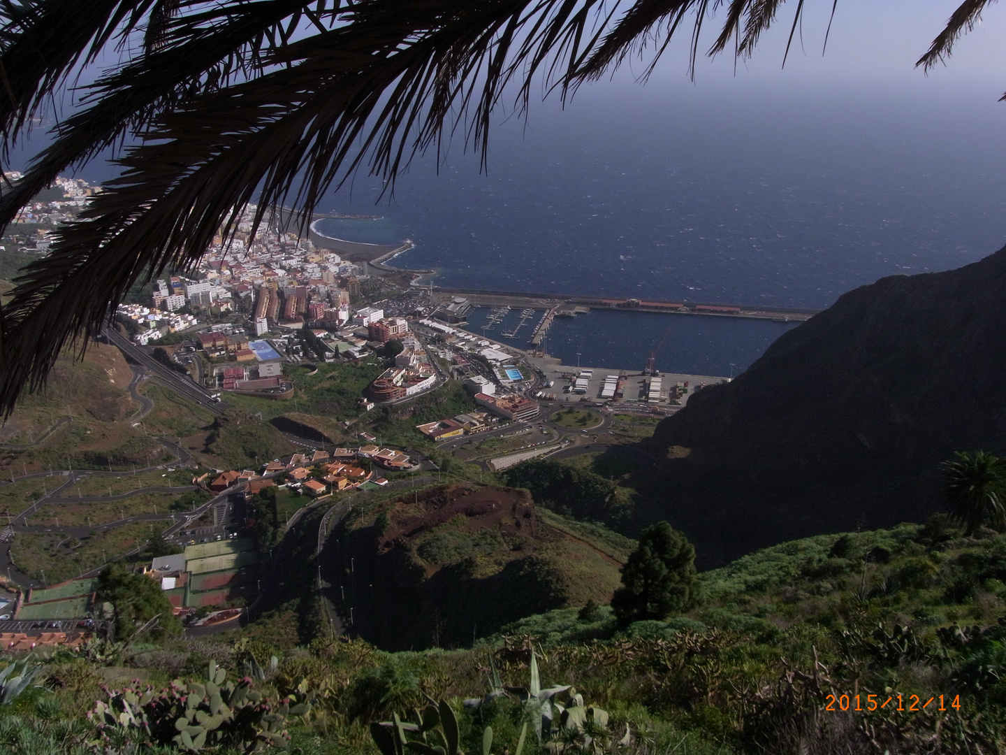 La Palma 2015 - Blick von der Ermita de Nuestra Señora de La Concepción