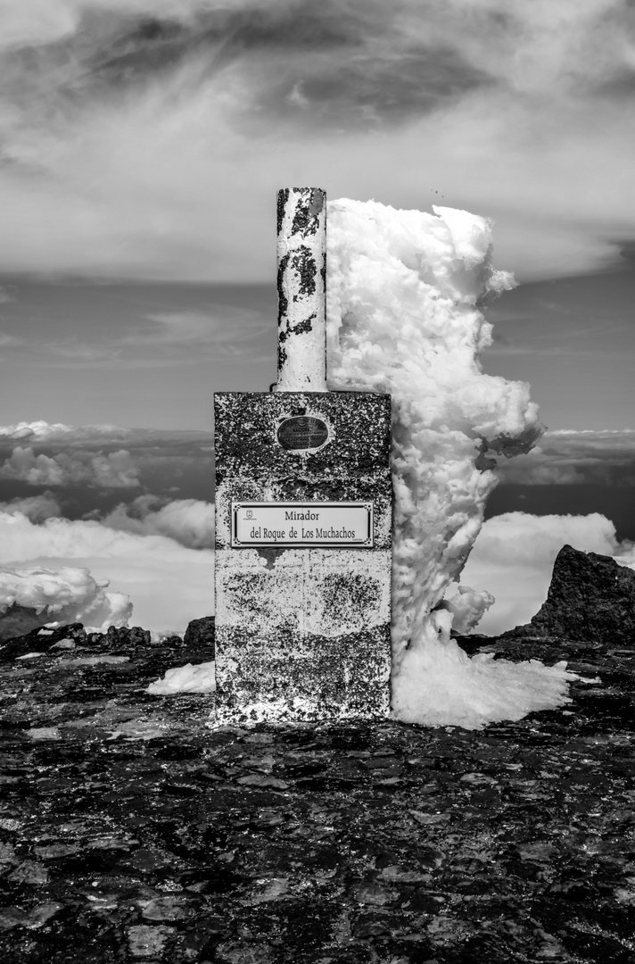 La Palma 2018 - Eis und Schnee am Roque de los Muchachos