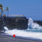 La Palma: Badeverbot am Strand von Puerto di Naos