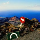 La Palma - Blick vom Krater auf die Südküste