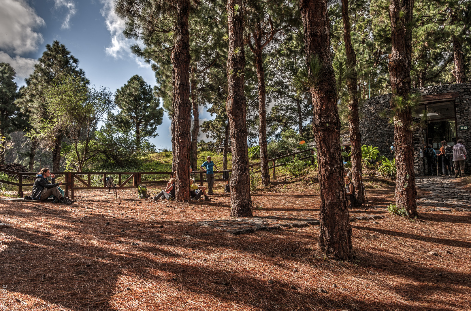 La Palma - Caldera de Taburiente - Rastplatz