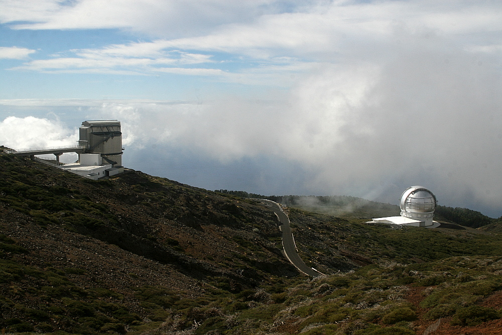 La Palma: Das Teleskop der Italiener...