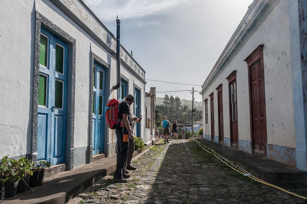 La Palma - Dorfstrasse vor Puntagorda