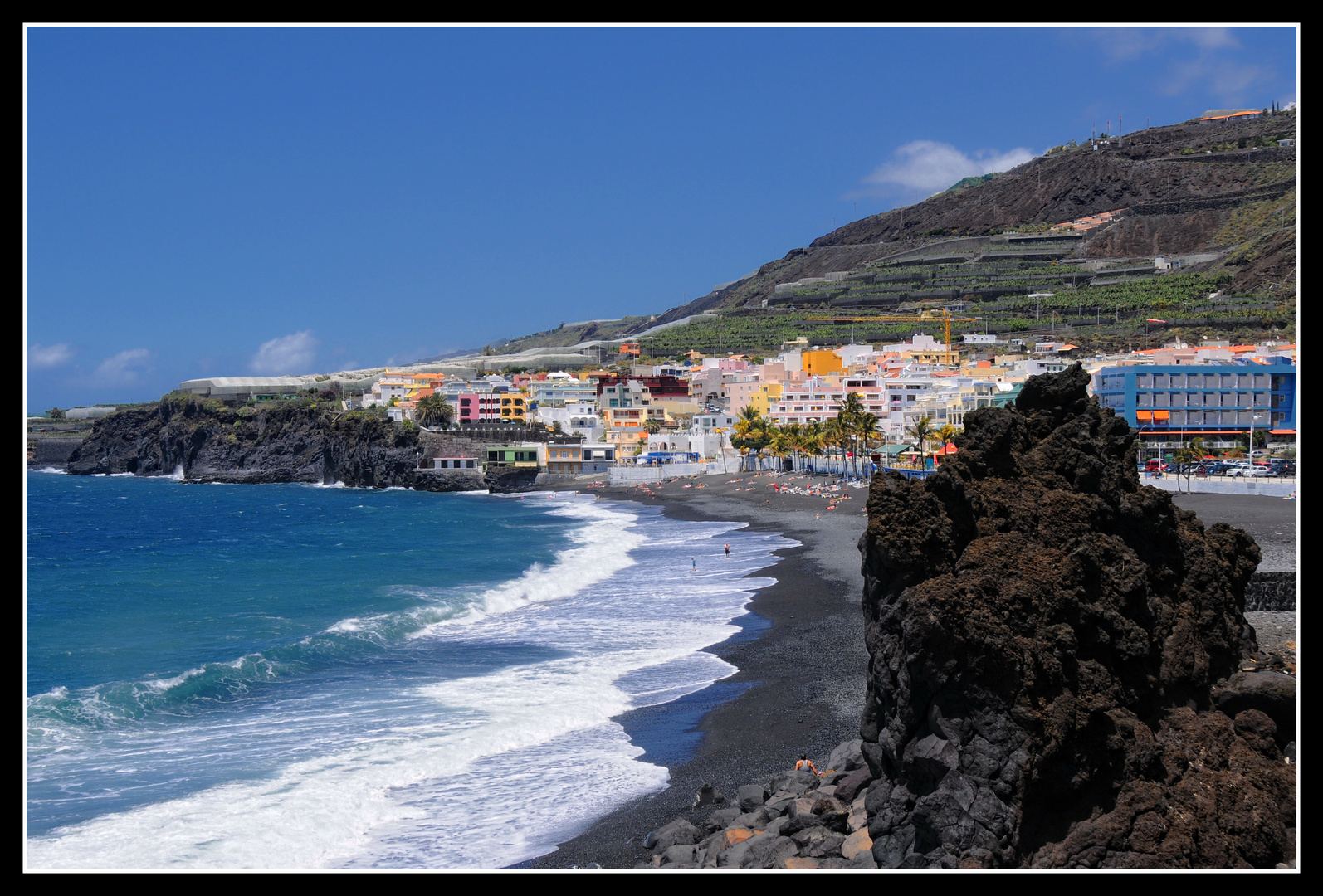 La Palma - Lavastrand von Puerto Naos Foto & Bild | europe, canary