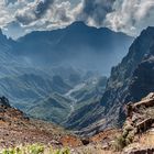 La Palma - Roque de los Muchachos - Blick in die Caldera de Taburiente