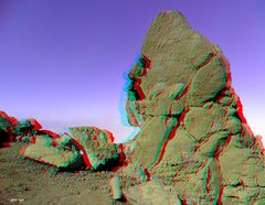 La Palma - Roque de los Muchachos Kanaren - Anaglyphe