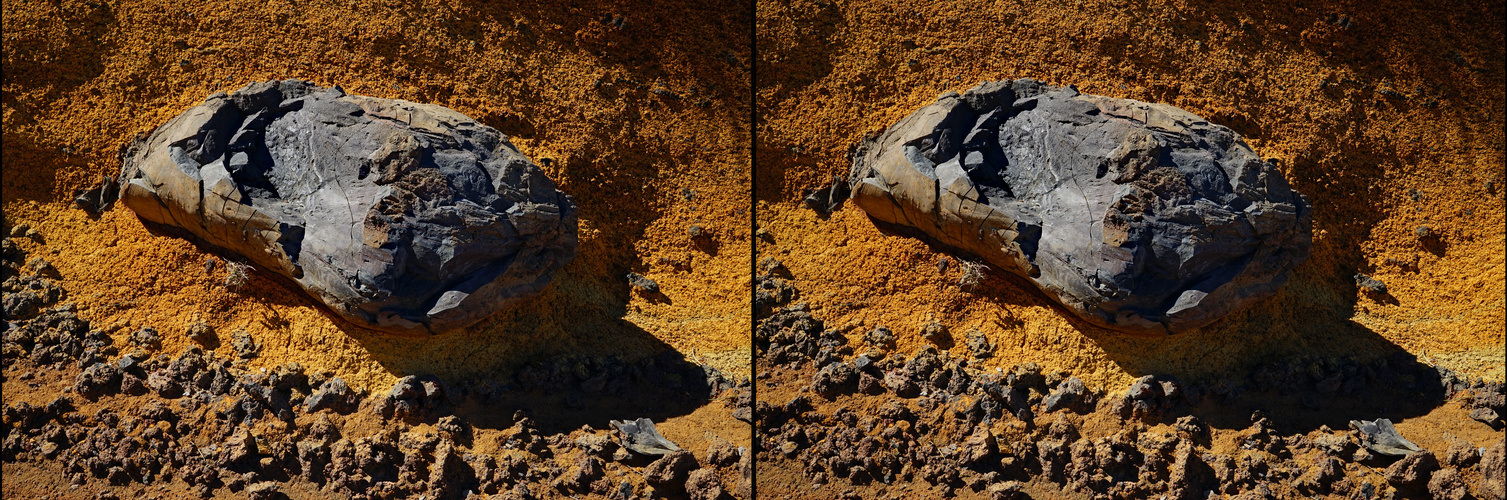 La Palma  Steinchen am Wegesrand 3D-X-View Cha)