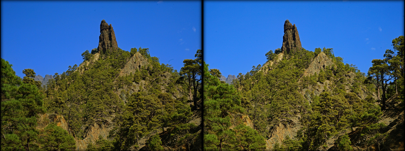 La Palma Taburiente  Heiligtum (3D-X-View)