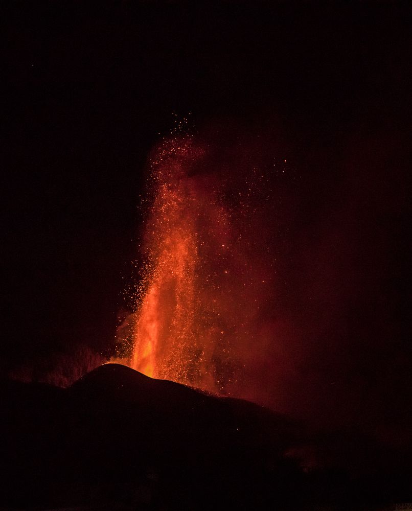 LA PALMA,DER VULKAN-GEWALTIG