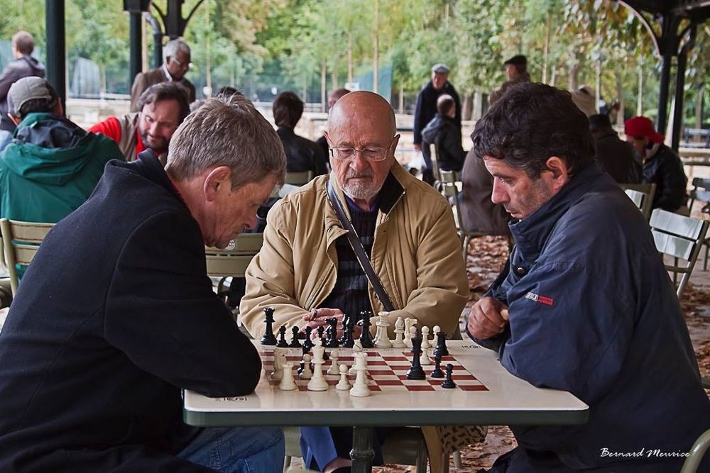 La partie d'échecs...