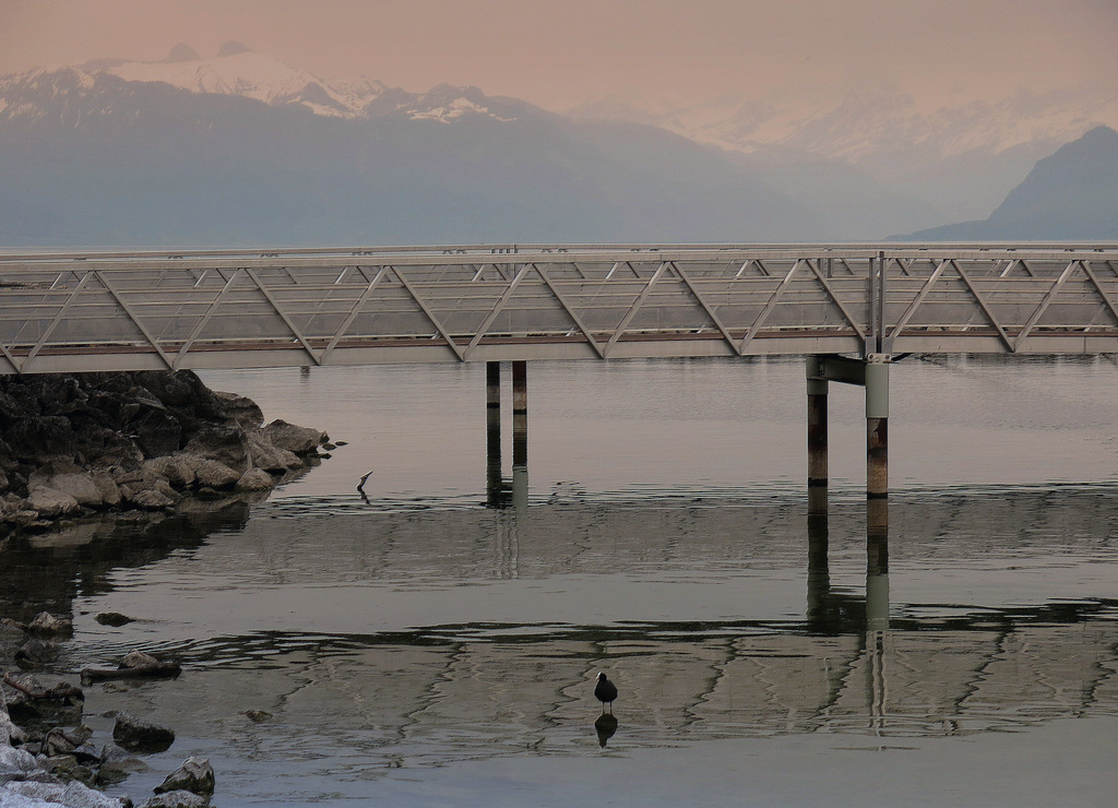 la passerelle....