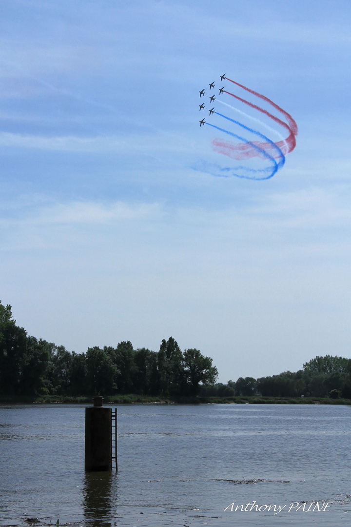 La patrouille de France Caudebec en Caux , 2016