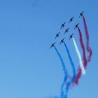 La patrouille de France dans le ciel de Ste Maxime (83)