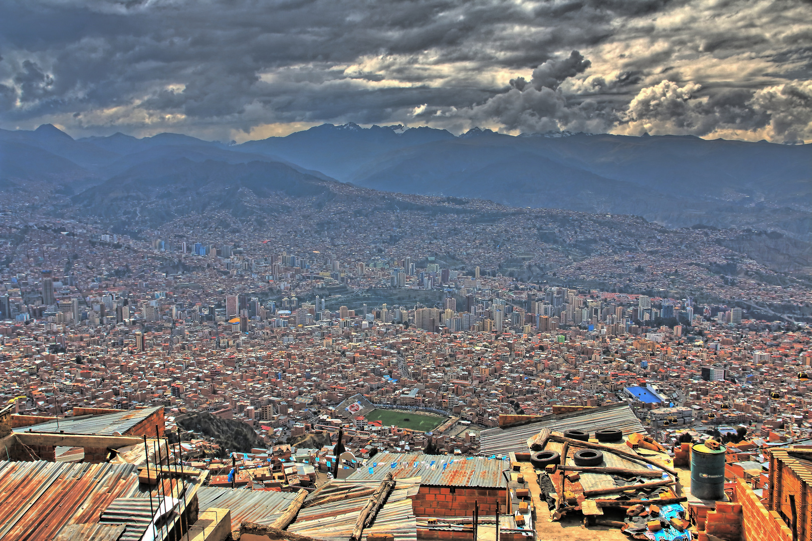 La Paz Foto & Bild south america, landschaft, berge Bilder auf