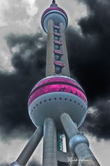 La pearl Tower en attente du typhon Fitow