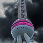 La pearl Tower en attente du typhon Fitow