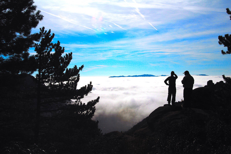 La Pedriza entre la niebla