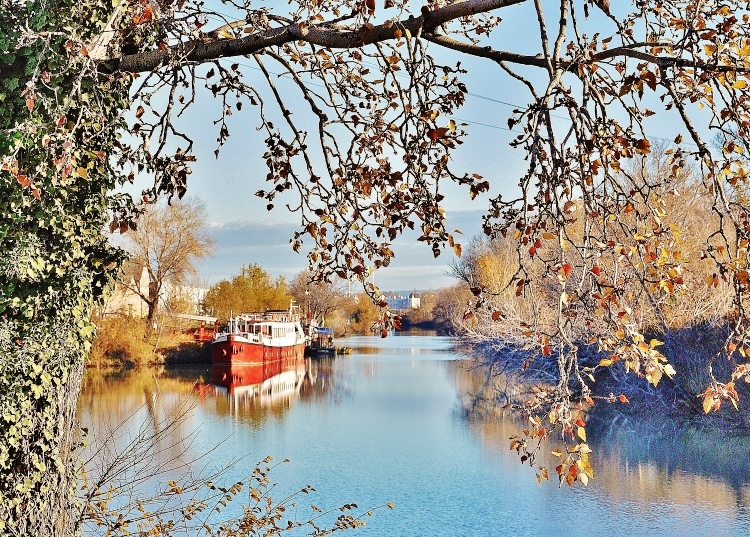 La péniche.