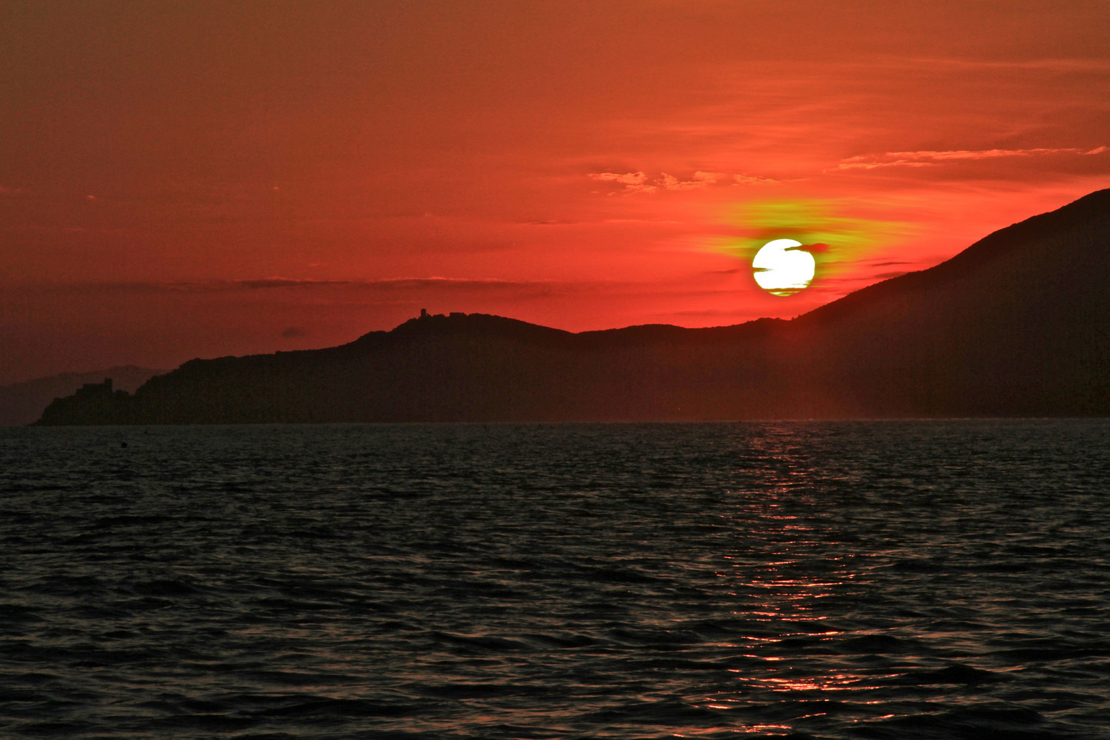 La perfezione del tramonto.