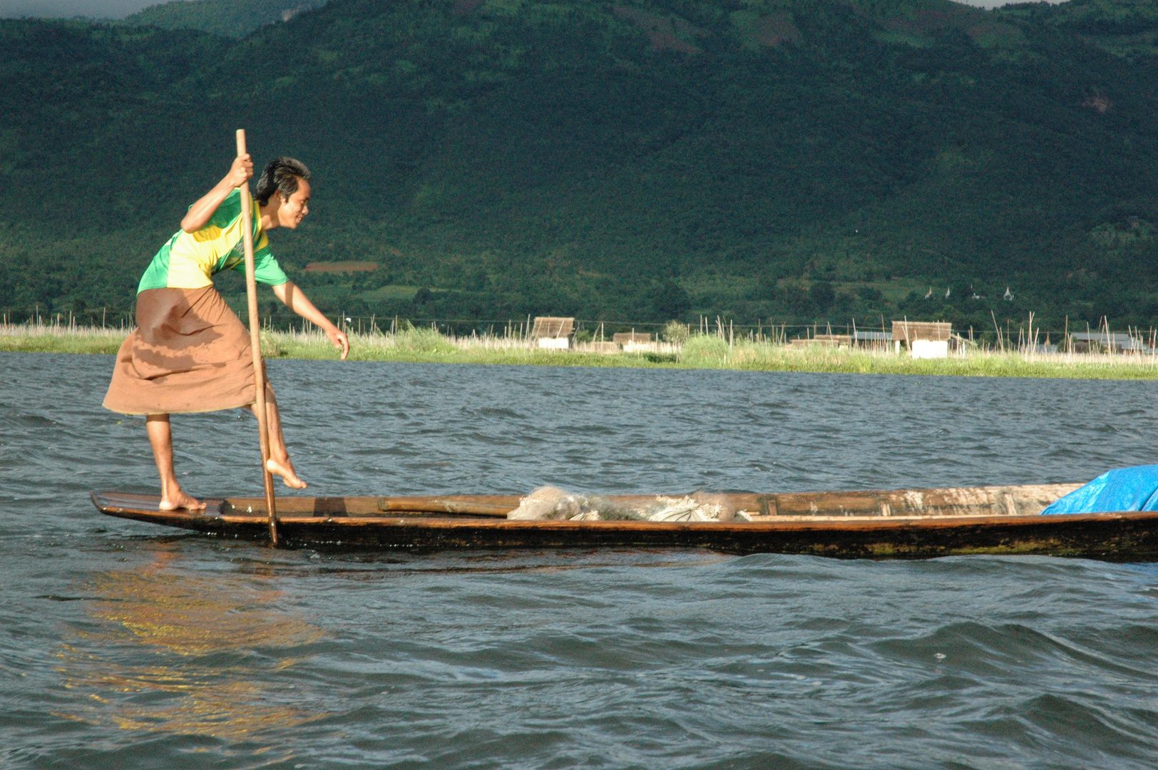 La pesca sul lago Inle