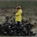 La petite fille aux pigeons