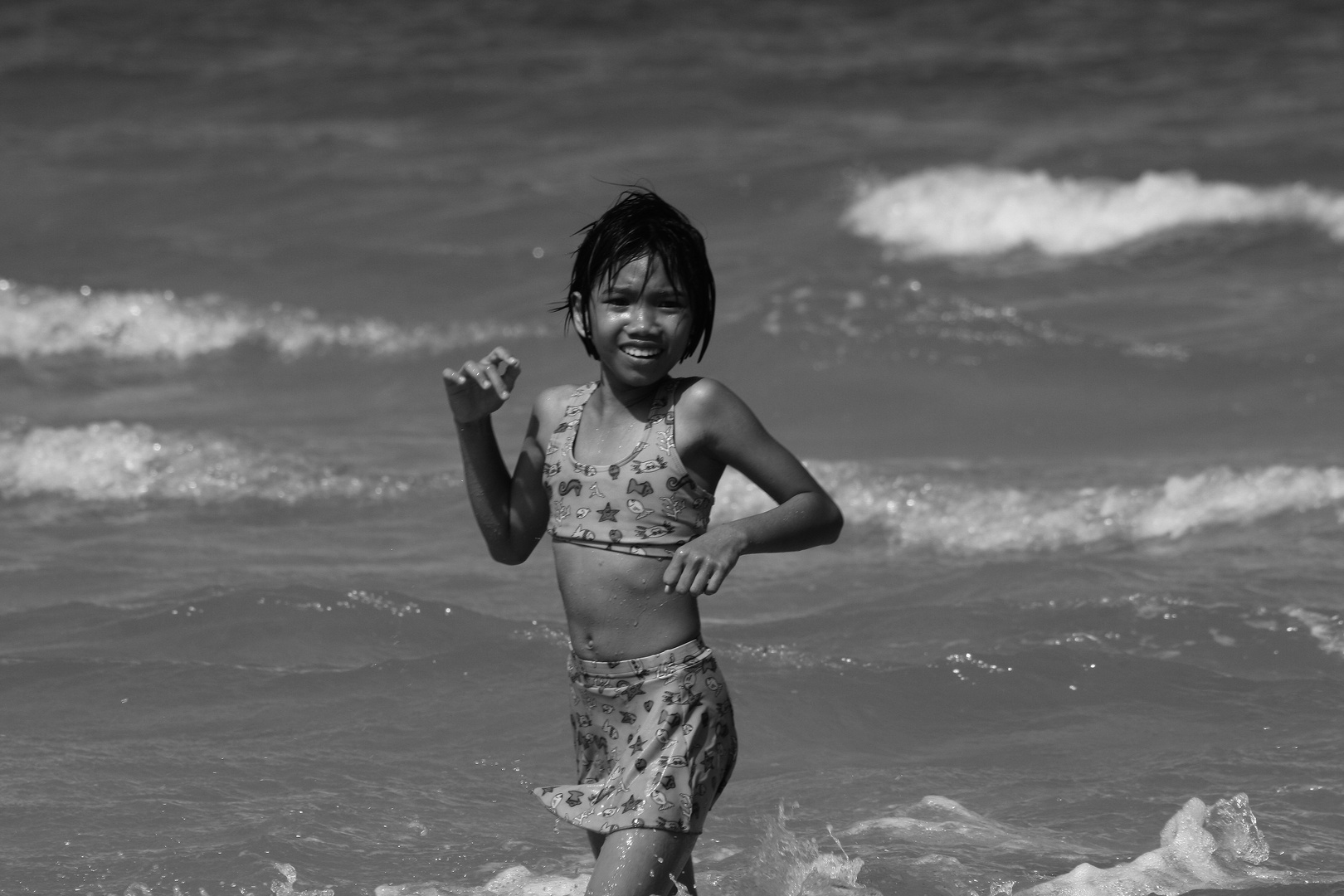 La petite fille de la plage