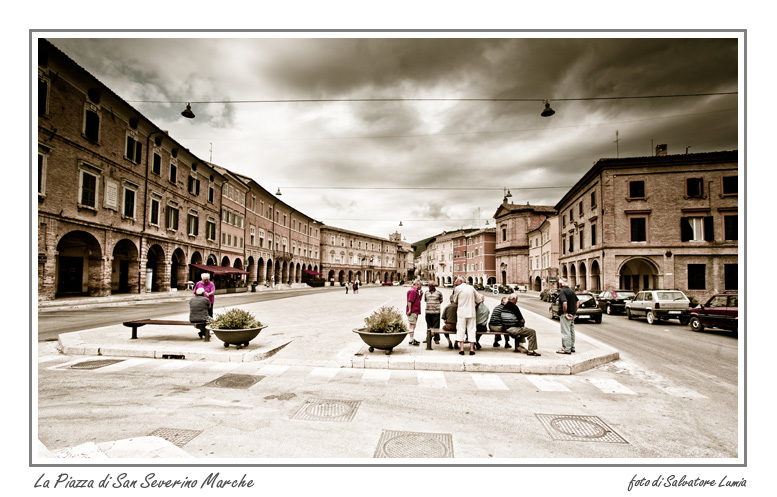 La Piazza di San Severino Marche