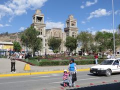 La piazza principale di Huaraz