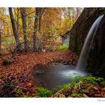 La piccola cascata di Fonte Romana